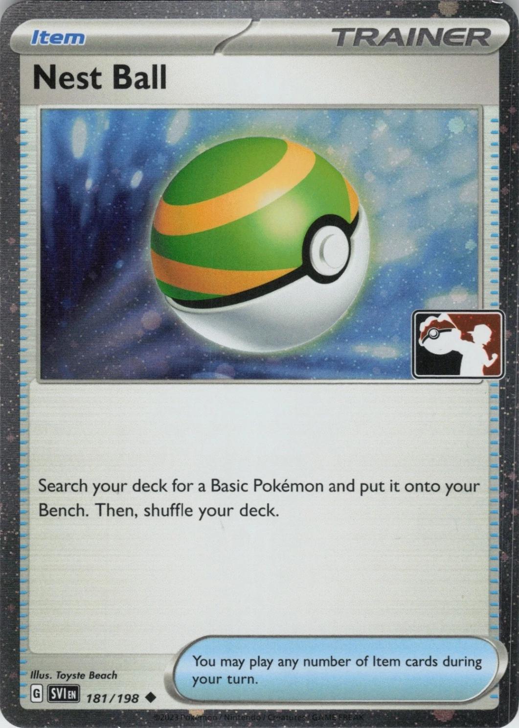 Scarlet & Violet Nest Ball [Prize-Pack-Cosmos-Holo] Pokémon card